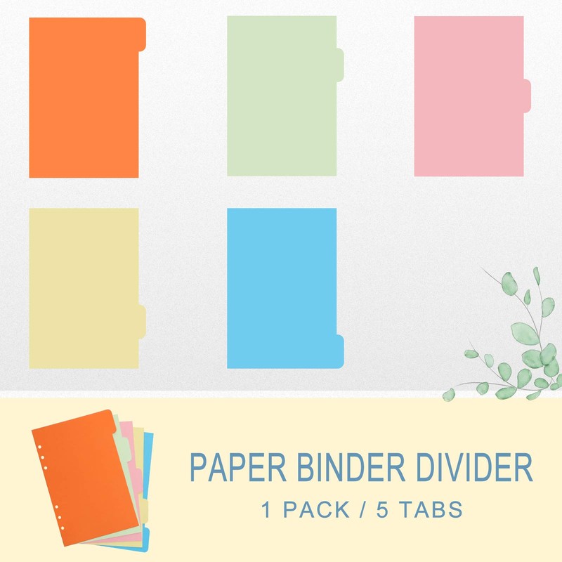 Toplive A6 Ring Binder 6 Round Ring Binder Transparent PVC