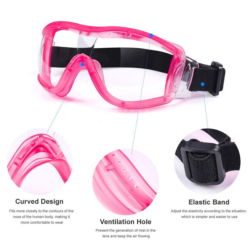 COMLZD Children's Safety Glasses for Nerf Games Shockproof Lenses Anti-Fog
