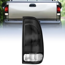 Nilight Taillight Assembly Compatible with Ford 1997 1998 1999 2000 2001 2002 2003 2004 2005 2006 2007 F150 Styleside F250 F350 F450 F550 Super Duty Smoke Rear Lamp OE Style