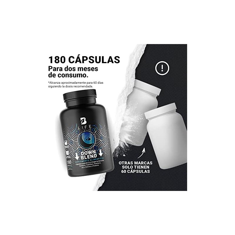 B Life Down Blend Fórmula con CLA y Carnitina 180