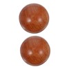 FOMIYES 2pcs Red Hand Massage Spheres for and Hand Exercise