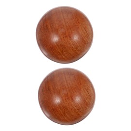 FOMIYES 2pcs Red Hand Massage Spheres for and Hand Exercise Massage Tools for Seniors and Wellness