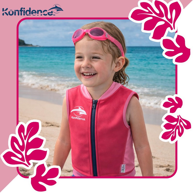 Konfidence Warma Kids Wetsuit Top - UV Protection Rash Vest