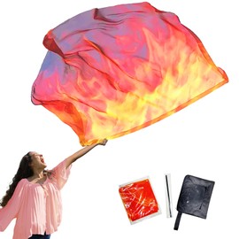 Wuchieal 55" Praise flag with Scalable pole worship flag Semicircle Angel Wing for Church Color Guard flag 1 piece LH#