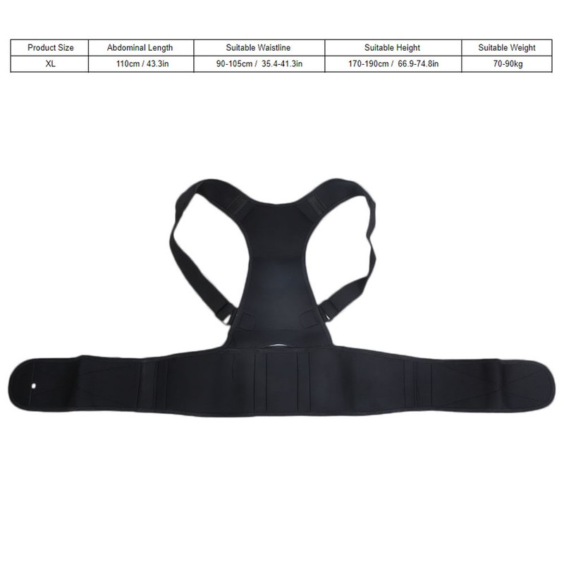 Posture Corrector For Men Women Shoulder Back Straightening Belt Back