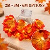 LED Maple Leaf String Lights – Autumn Leaf Garland Decoration