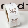 Thank you appreciation sticker round sticker gift packaging 500 sheets white gift wrapping stickers 10ea