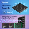 Ekkogo 18-Pack Sound Proof Foam Panels for Walls 12X12X2" Acoustic