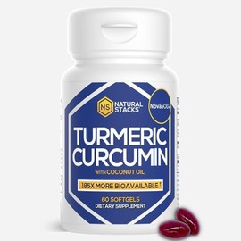 Cúrcuma con Aceite de Coco Natural Stacks 60 Cápsulas
