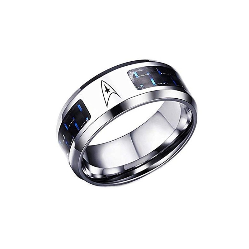 EC Trading Star SciFi Trek Original Command Symbol Blue Carbon