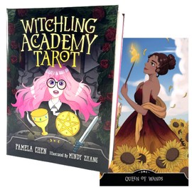 78 Tarot Cards, Weight Edition, Tarot Divination Telling, Witchling Academy Tarot, Japanese Instruction Manual Included (English Language Not Guaranteed)
