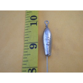 HOME MADE 7 PCS. NO SNAG BOTTOM BOUNCER, TROLLING SINKER 3/4 OZ S. STEEL WIRE .045 X 10"