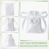 Sonekin Pack of 25 Satin Wedding Favours Gift Bags with