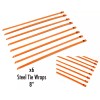 Unbranded X6 UNIVERSAL 8" STAINLESS STEEL ZIP TIE CABLE FOR