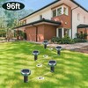 8 Pack Snake Repellent, Mole Repellent Solar Powered Ultrasonic, Gopher