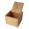 Sands Made Wooden Kitchen Salt Box Large - White Oak