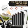 MOXRUQ 2 PCS Car Window Shades, Smooth Track Auto Privacy