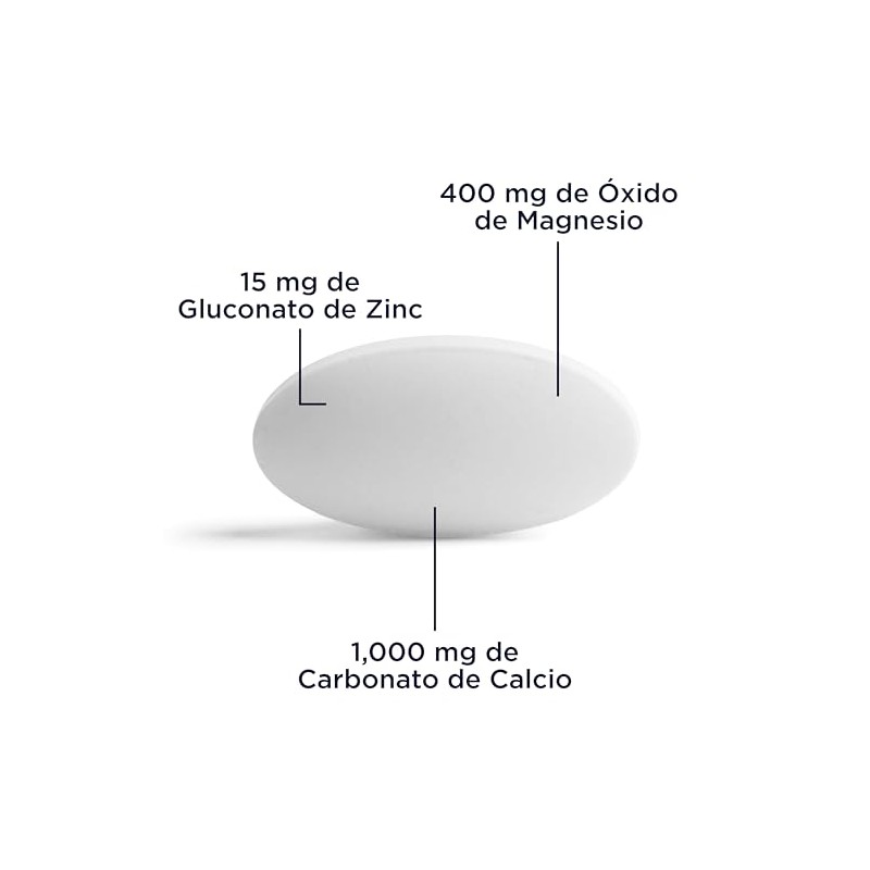 KAL CMZ Max Calcio Zinc y Magnesio Diario Minerales