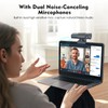 TOALLIN 2K Streaming Webcam for PC, AI Tracking PTZ Streaming