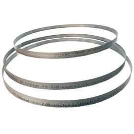 FOXBC 44-7/8 Inch Bandsaw Blades 10/14 TPI for Milwaukee 48-39-0551, DeWalt DCS374B Portable Band Saw, 44-7/8" x 1/2" x .020", 3-Pack