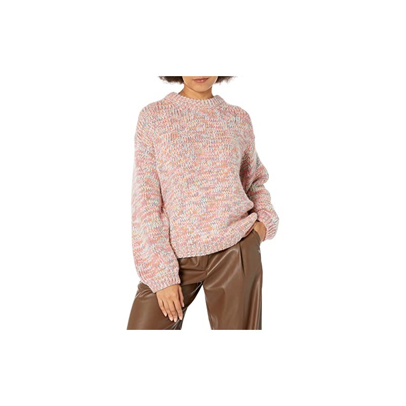 VELVET BY GRAHAM & SPENCER Women's Trix Rainbow Alpaca Pullover