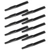10Pcs Folding Comb Black Fine Teeth Durable Plastic Pocket Size
