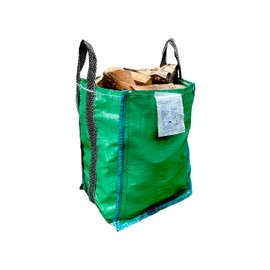 A&A SUPPLIES UK - STRONG - Garden Waste Bag - 120 Litre - Heavy Duty Green Reusable Sack - Industrial Recyclable Fabric with 2 Handles and Bottom Tip Handle (1 Sack)