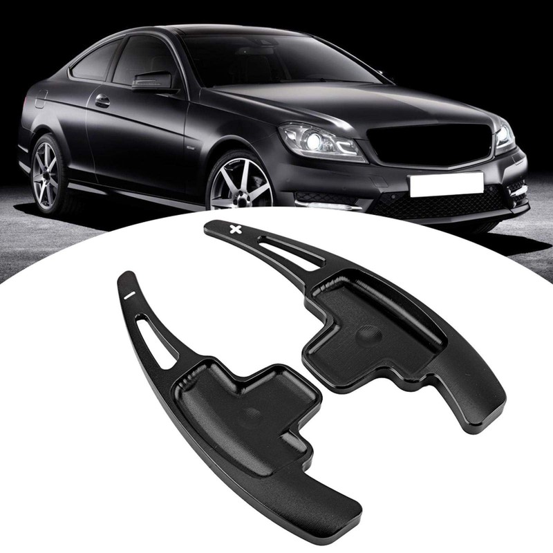 Akozon Aluminum Paddle Shifter Cover Extensions, Fit for A B