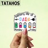 (3Pcs) Battery Life of a para Sticker, Funny Paraprofessional Decals
