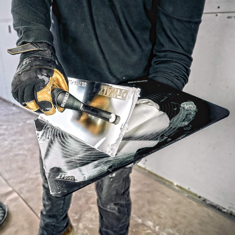 DEWALT 13" Drywall Hawk w/Soft Grip Handle | Aircraft-Grade Aluminum,
