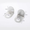 2pcs Wall Mounted Hand Holder Hanging Rack Shampoo Shelf Kitchen