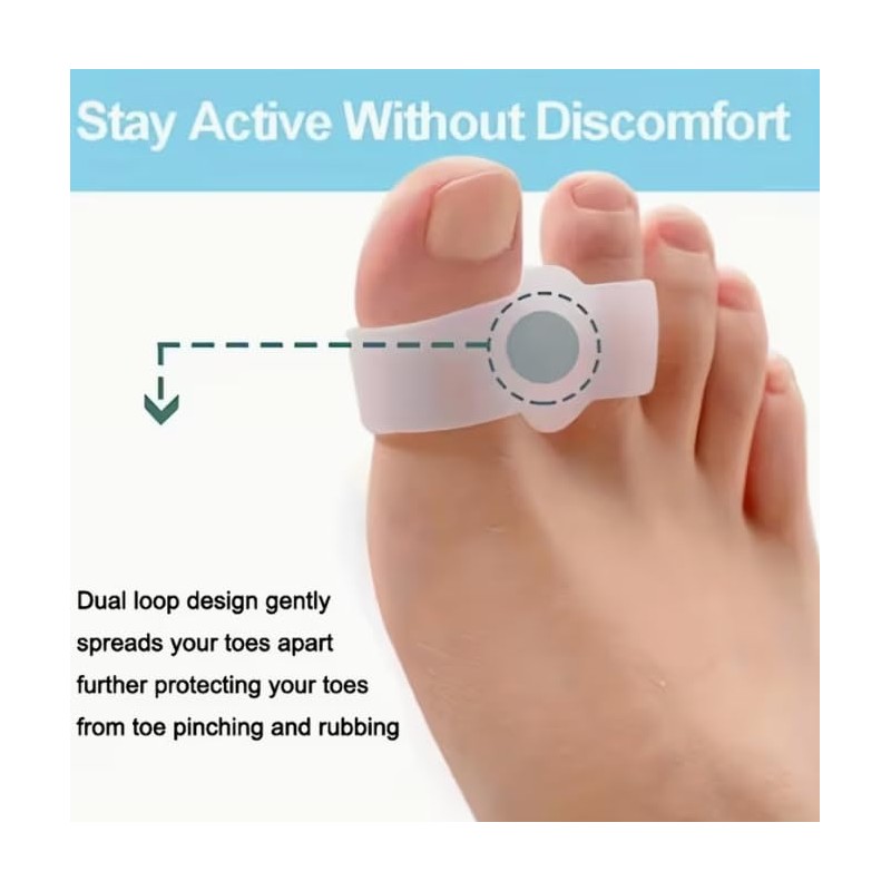 Pack of 2 Bunion Correctors – Toe Separators with 2