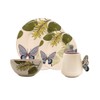 ARTESA ORGANICS BRIGHT NATURE VERDE Ceramic Dinnerware Set, Yellow Butterfly