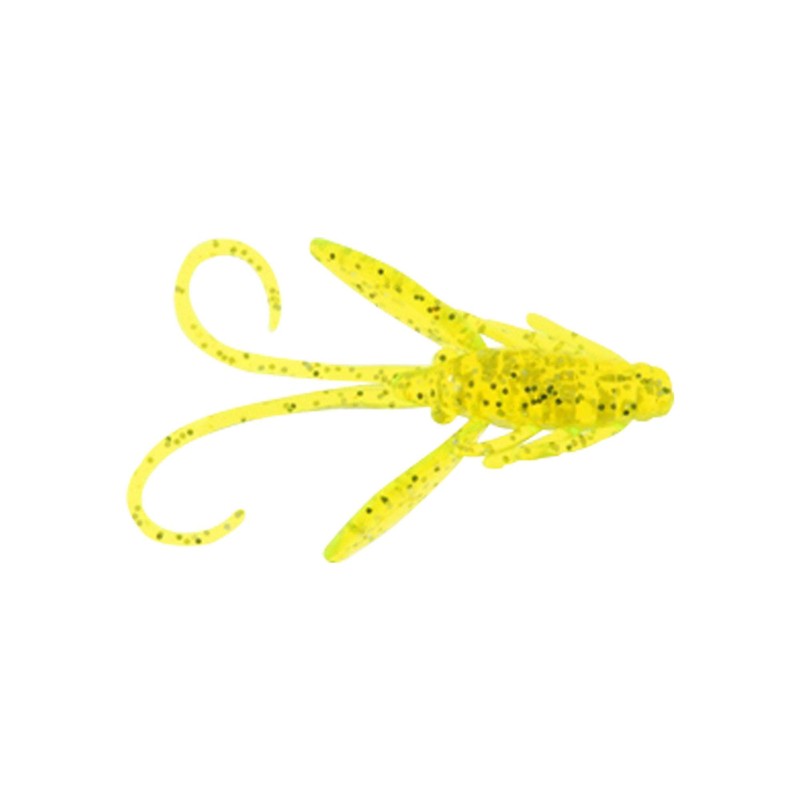 Berkley PowerBait Power Nymph,Chartreuse Silver Fleck,1" (12 Count)