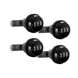 RecPro RV Combination Cam Lock | for 5/8" Thick Door | 3-Digit 3/4" Cylinder Lock Replacement for Baggage Door, Box, Cabinet, and More (4-Pack, Black)