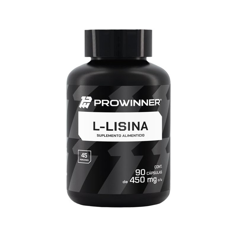 PROWINNER | L-Lisina, Suplemento Alimenticio, L-Lisina 100% Pura, 90 Cápsulas