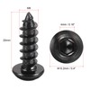 sourcing map Hex Socket Self Tapping Screws, M6 x 20mm