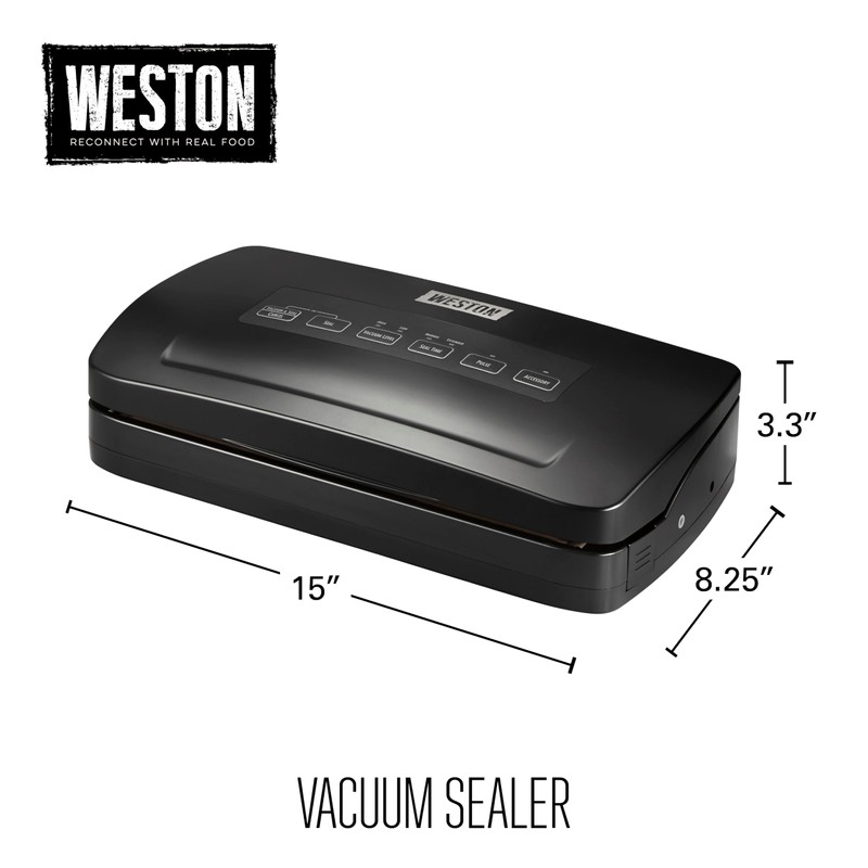Weston Brands Vacuum Sealer Machine for Food Preservation & Sous