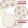 4Pcs Christmas Swedish Dishcloths Gold Silver Snowflake Kitchen Towels Winter
