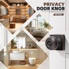 GOBEKOR 10 Pack Interior Privacy Door Knobs Oil Rubbed Bronze