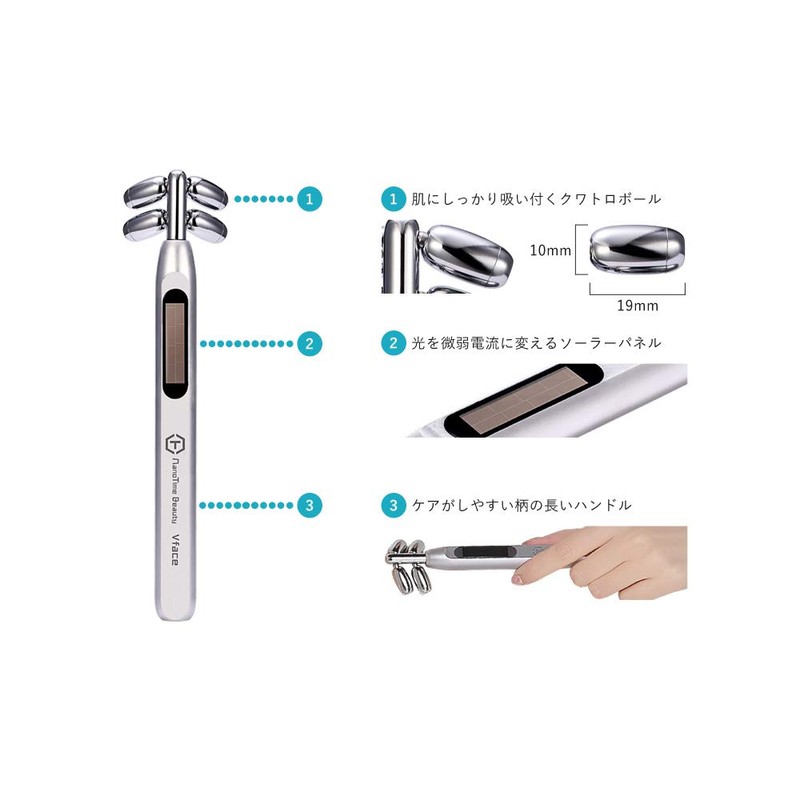 NanoTime Beauty vface Buoy Face Y Beauty Roller Facial Roller