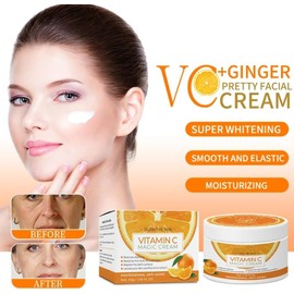 3PCS Vitamin C Face Cream Smooth Wrinkle Moisturizing Firming Lightening Repairing Smooth Skincare Whitening Cream