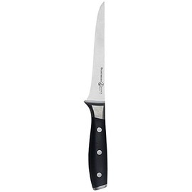 Avanta by Messermeister, Flexible Boning Knife | POM Handle | 6" Premium kitchen cutlery. Stainless steel, Rust resistant, Easy to maintain., Black, (L7692-6F)
