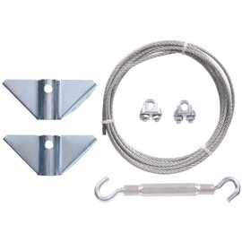 Hardware Essentials 851362 Anti-Sag Gate Kit, Hardware Kit, Steel, Zinc Plated, 7ft, Interior and Exterior