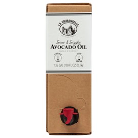La Tourangelle, Avocado Oil, Refined High Smoke Point Great for High Heat Cooking, Frying, Cast Iron Seasoning, Handcrafted from Premium Avocados, 169 Fl Oz