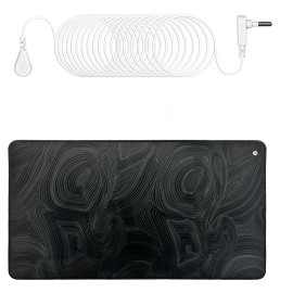 Fxyswga Geometry Grounding Mat 15ft Cord Pad Kit Earth Therapy for Foot Sleep 23.6”x13“