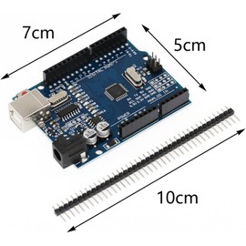 2 x Mikrocontroller Board mit USB-Kabel, A16U2 Kompatibel mit Arduino IDE-Projekten, Keine Treiber erforderlich，RoHS-konform - inkl. USB Kabel (Type-B)