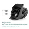 Ech.Apr 2Pcs Luggage Wheels Replacement, Plastic Luggage Suitcase Replacement Wheels,