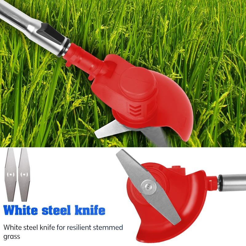 24V Electric Grass Trimmer With 6000mAh Battery Lawn Mower Powerful