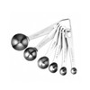 Zhenghebuy Measuring Spoons,6 Pcs Stainless Steel Measuring Sets,Scale Tablespoon for